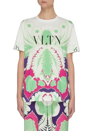 Main View - Click To Enlarge - VALENTINO GARAVANI - Graphic print cotton T-shirt