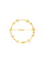 Figure View - Click To Enlarge - LELET NY - Galactic' 14k antique gold plated pearl Swarovski crystal ring barrette