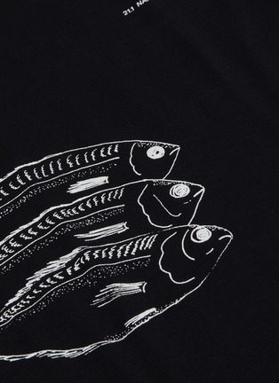  - SONG FOR THE MUTE - 'Fish' Graphic Print Oversized T-shirt