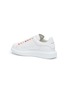  - ALEXANDER MCQUEEN - 'Oversized Sneakers' in Leather with Contrast Seam
