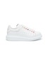 Main View - Click To Enlarge - ALEXANDER MCQUEEN - 'Oversized Sneakers' in Leather with Contrast Seam