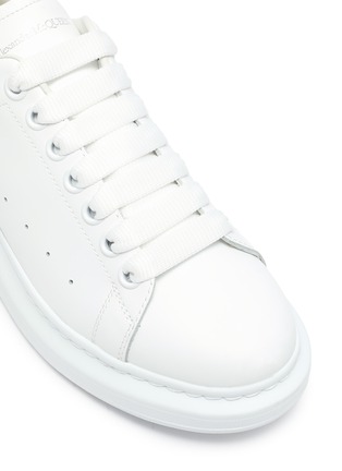 Detail View - Click To Enlarge - ALEXANDER MCQUEEN - 'Oversized Sneakers' in Calfskin Leather