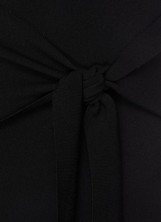 Detail View - Click To Enlarge - NANUSHKA - 'Melon' Notch Front Sleeveless Bodycon Dress