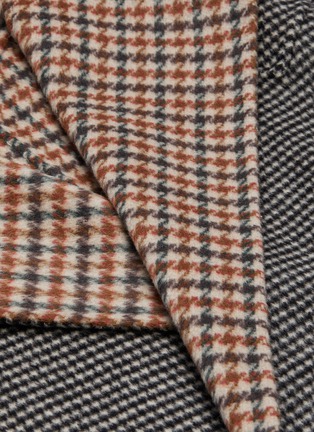  - NANUSHKA - 'Core Alamo' Belted reversible check wool coat