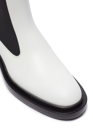 Detail View - Click To Enlarge - JIL SANDER - Flat Chelsea leather boots