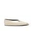 Main View - Click To Enlarge - JIL SANDER - Whipstitch Detail Point Toe Ballet Flats