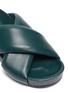 Detail View - Click To Enlarge - JIL SANDER - x strap leather sandals
