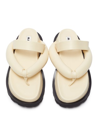 Detail View - Click To Enlarge - JIL SANDER - Cleated sole thong sandals