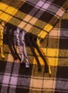 Detail View - Click To Enlarge - ACNE STUDIOS - Fringe Check Wool Scarf