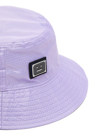 Detail View - Click To Enlarge - ACNE STUDIOS - Face Plaque Nylon Bucket Hat