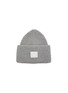 Main View - Click To Enlarge - ACNE STUDIOS - Face Logo Patch Wool Rib Knit Beanie