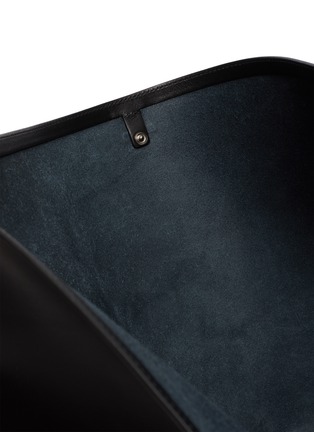 Detail View - Click To Enlarge - JIL SANDER - 'Border' leather hobo bag