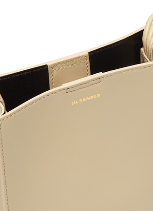 Detail View - Click To Enlarge - JIL SANDER - 'Tangle' braided shoulder strap leather small crossbody bag