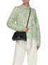 Front View - Click To Enlarge - BALENCIAGA - 'Hourglass Small' leather shoulder bag