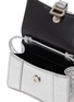 Detail View - Click To Enlarge - BALENCIAGA - 'Hourglass' Logo Plaque Mini Croc-embossed Leather Bag