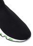 Detail View - Click To Enlarge - BALENCIAGA - Speed' graffiti sole knit sneakers