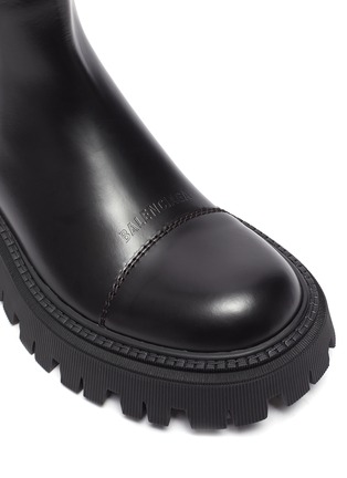 Detail View - Click To Enlarge - BALENCIAGA - Tractor' chunky outsole leather chelsea boots