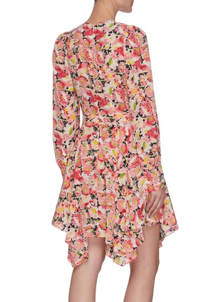 Back View - Click To Enlarge - STELLA MCCARTNEY - Felicity' floral print silk dress