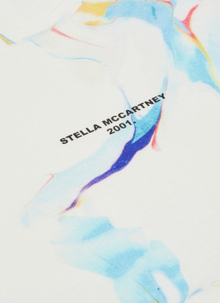  - STELLA MCCARTNEY - Marble effect logo T-shirt