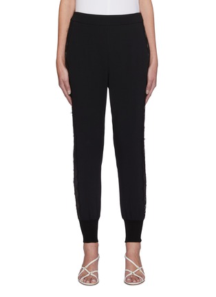 Main View - Click To Enlarge - STELLA MCCARTNEY - Julia' lace side stripe cuffed pants