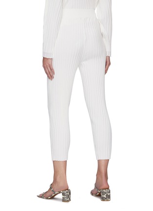Back View - Click To Enlarge - STELLA MCCARTNEY - Ribbed soft shape pants