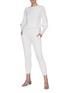 Figure View - Click To Enlarge - STELLA MCCARTNEY - Ribbed soft shape pants