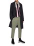 Figure View - Click To Enlarge - KIKO KOSTADINOV - Pinstripe tailored long coat