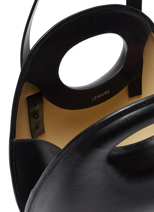 Detail View - Click To Enlarge - LEMAIRE - 'Egg' Sculpted Leather Bag