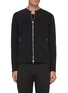 Main View - Click To Enlarge - ATTACHMENT - Zipper Detail Knit Jacket