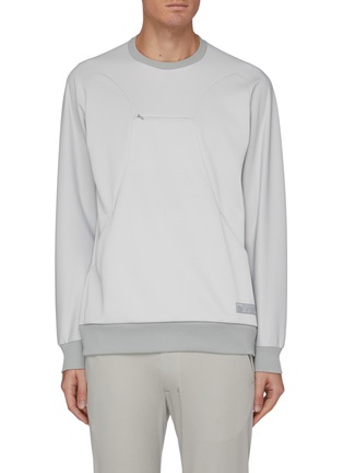 Main View - Click To Enlarge - ATTACHMENT - Zip Chest Sweatshirt