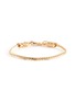 Main View - Click To Enlarge - EMANUELE BICOCCHI - Herringbone Chain 24k Gold Plate Silver Bracelet