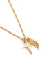 Detail View - Click To Enlarge - EMANUELE BICOCCHI - Cross Wing 24k Gold Plate Pendant Necklace