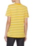 Back View - Click To Enlarge - ACNE STUDIOS - Face Patch Stripe Cotton T-shirt