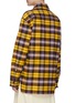 Back View - Click To Enlarge - ACNE STUDIOS - Face Patch Oversize Check Cotton Shirt