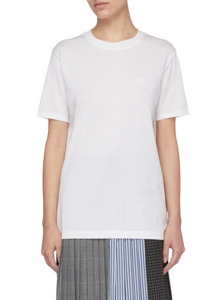 Main View - Click To Enlarge - ACNE STUDIOS - Face Patch Cotton T-shirt