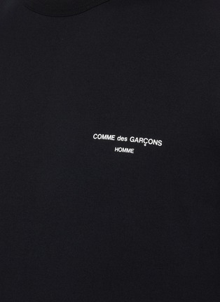  - COMME DES GARÇONS HOMME - Chest Logo Print Cotton T-shirt