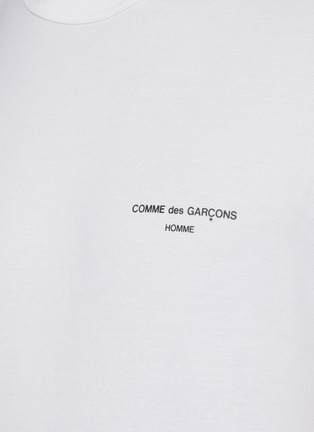  - COMME DES GARÇONS HOMME - Chest Logo Print Cotton T-shirt