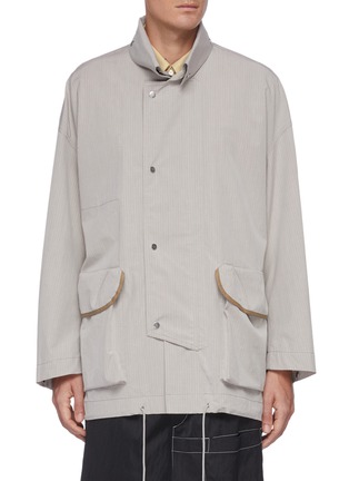 Main View - Click To Enlarge - AURALEE - Ripstop chambray field jacket