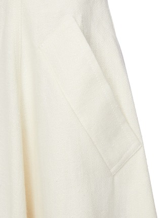 Detail View - Click To Enlarge - JW ANDERSON - Raw asymmetric hem D ring belt skirt
