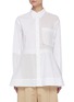 Main View - Click To Enlarge - JW ANDERSON - Flare hem panel cotton shirt