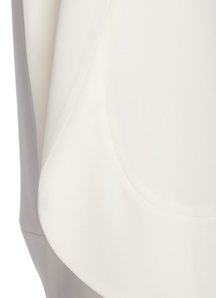 Detail View - Click To Enlarge - VALENTINO GARAVANI - Drape detail sleeveless cady dress