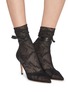 Figure View - Click To Enlarge - GIANVITO ROSSI - Rochelle' strappy lace boots