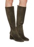 Figure View - Click To Enlarge - GIANVITO ROSSI - Suede knee high boots