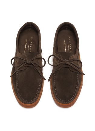 Detail View - Click To Enlarge - HENDERSON - Riva' suede boat shoes