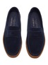 Detail View - Click To Enlarge - HENDERSON - Terence' suede penny loafers