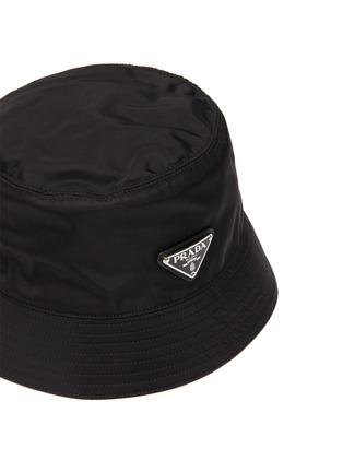 Detail View - Click To Enlarge - PRADA - Inverted triangle logo bucket hat