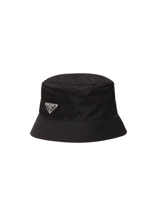 Main View - Click To Enlarge - PRADA - Inverted triangle logo bucket hat