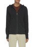 Main View - Click To Enlarge - JAMES PERSE - Zip Up Cotton Drawstring Hoodie