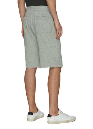 Back View - Click To Enlarge - JAMES PERSE - Drawstring Waist Cotton Shorts