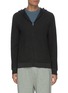 Main View - Click To Enlarge - JAMES PERSE - Zip Up Cotton Cashmere Blend Thermal Hoodie